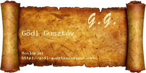 Gödl Gusztáv névjegykártya